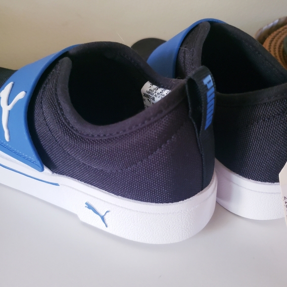 PUMA NWT BPS EL RAY Slip On Canvas Shoes - Youth 2C US - Picture 6 of 10